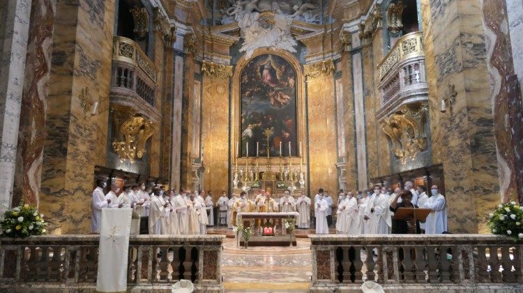 Cardenal Leonardo Sandri, Solemnidad de San Luis de los franceses, en Roma