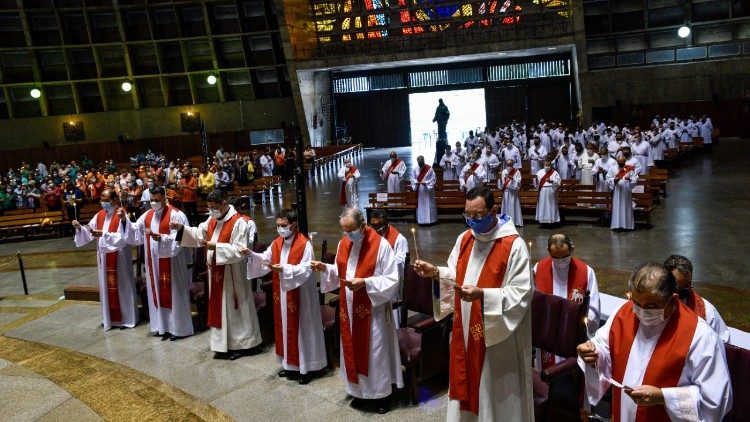 Celebração na Catedral do Rio de Janeiro