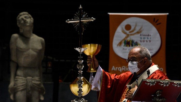 Cardeal Orani João Tempesta durante a celebração