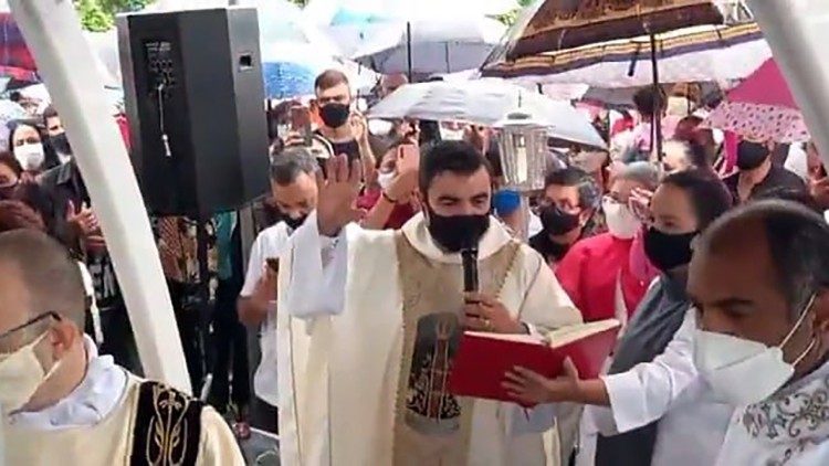 A cidade de Italva (RJ) recebeu a imagem de Nossa Senhora Aparecida