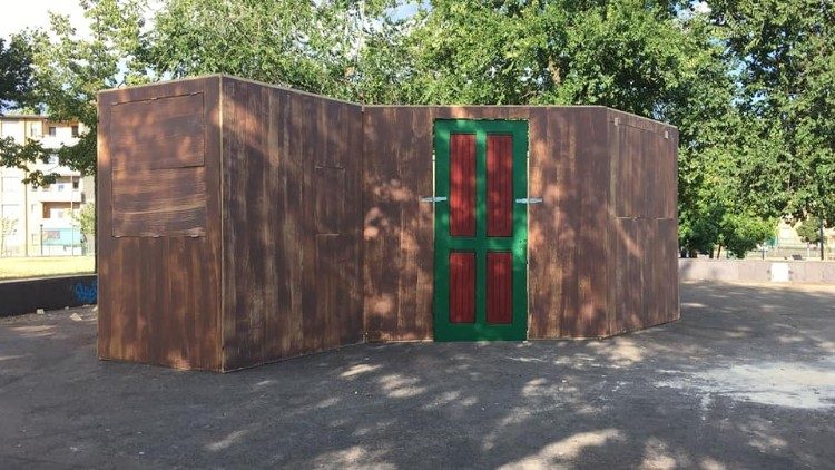 Il CineMarmocchi in costruzione