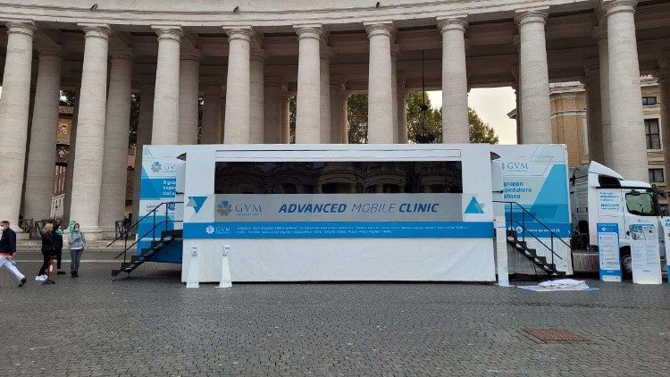 Медпункт на плошчы святога Пятра. Ілюстрацыйнае фота