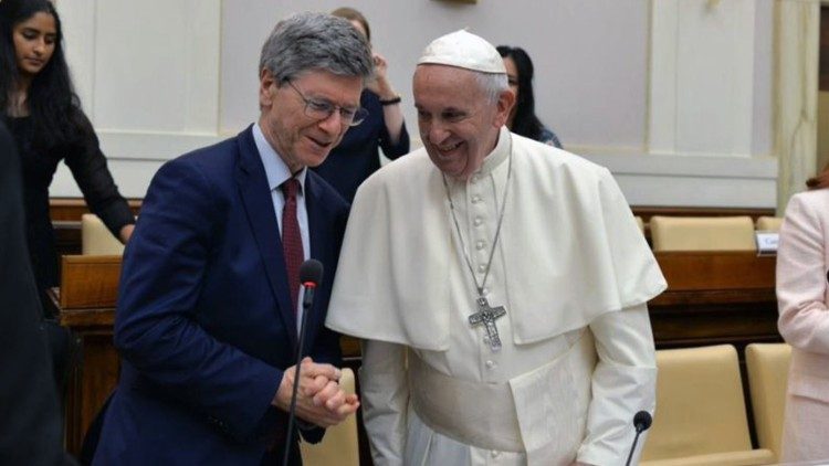 Jeffrey Sachs und Papst Franziskus