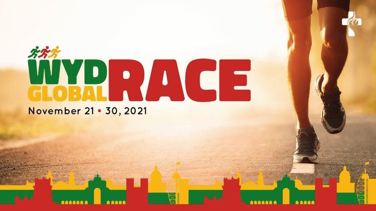 Cartaz da Corrida JMJ Lisboa 2023