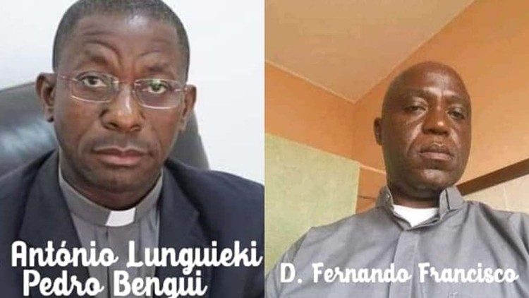 Dom António LLanguieki Pedro Bengui e Dom Fernando Francisco, Bispos Auxiliares de Luanda (Angola)