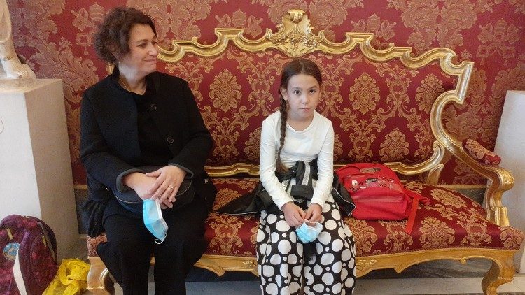 Fiammetta Melis con su mamá