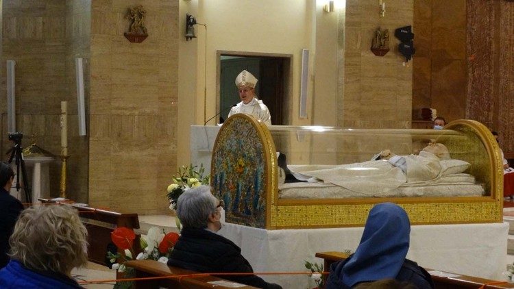Cardinal de Donatis during his homily