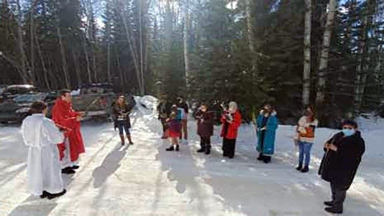 Don Francesco Voltaggio nello Yukon, Canada