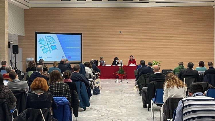 Un momento del convegno sugli abusi nella sede del Dicastero della Comunicazione