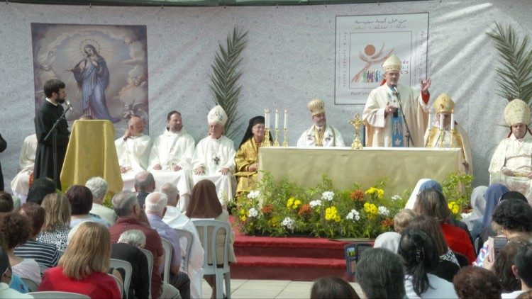 Santuário de Nossa Senhora da Palestina, início do caminho sinodal na Terra Santa