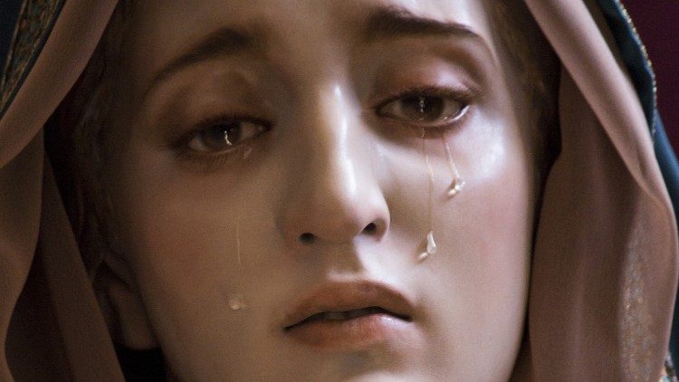 Rostro de la Virgen María