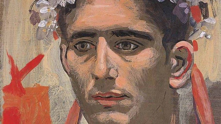 "Disegno per il mese di maggio", opera di Giannis Tsarouchis, tra quelle esposte nella mostra al Palazzo della Cancelleria