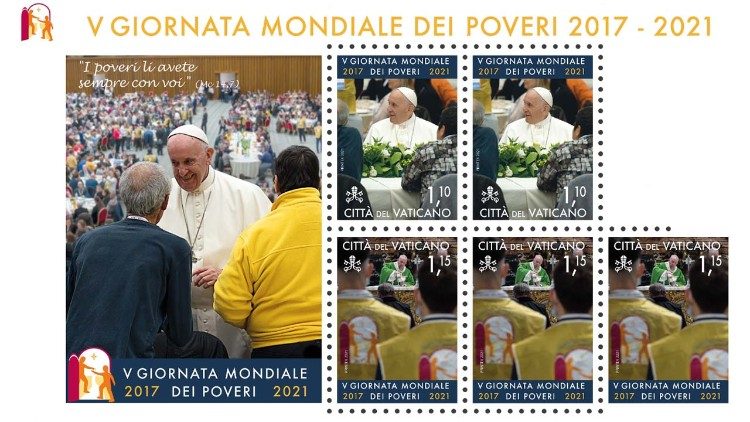 Emissão filatélica por ocasião do Dia Mundial dos Pobres