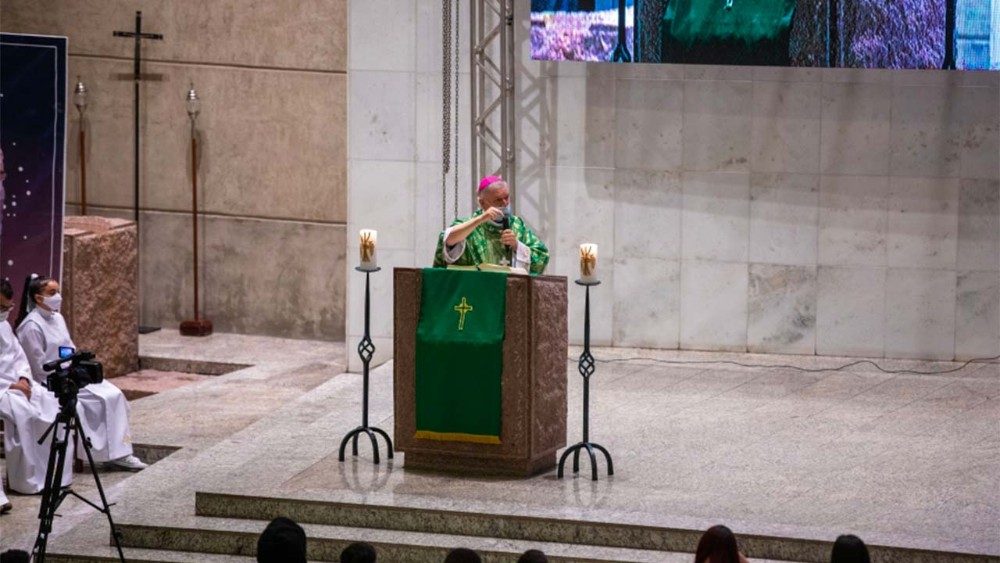 Entre outros, Dom Luiz falou sobre o V Dia Mundial dos pobres, celebrado em todo mundo na liturgia do dia (photo: Andrea Rodrigues | Marcus Simi | Gutierrez Jesus)