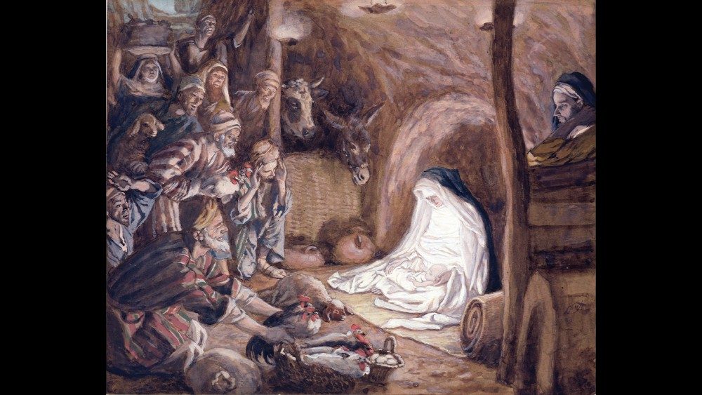 James Tissot, Adorazione dei pastori , New York, Brooklyn Museum, 1886-1894