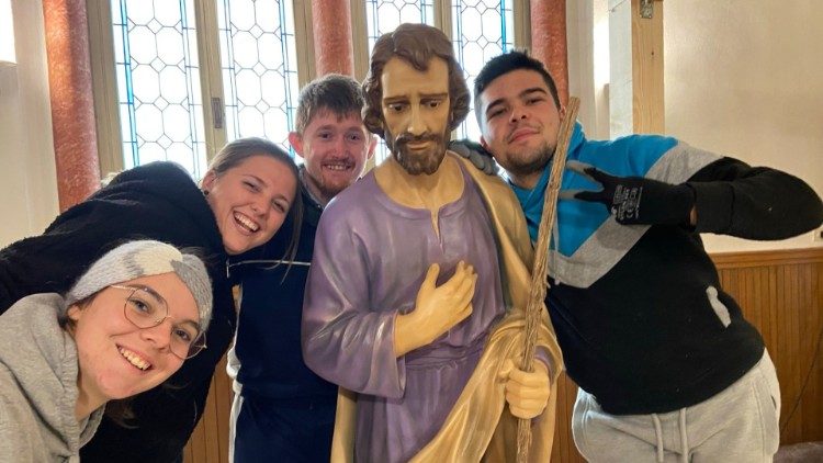 Un selfie con San Giuseppe