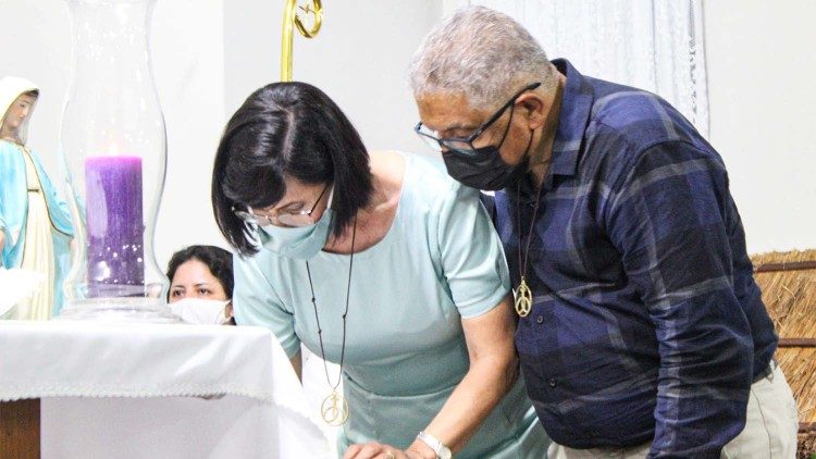 Casal fundador Clédima e Ronaldo