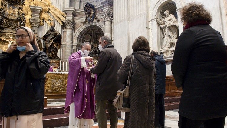 Il momento dell'Eucaristia