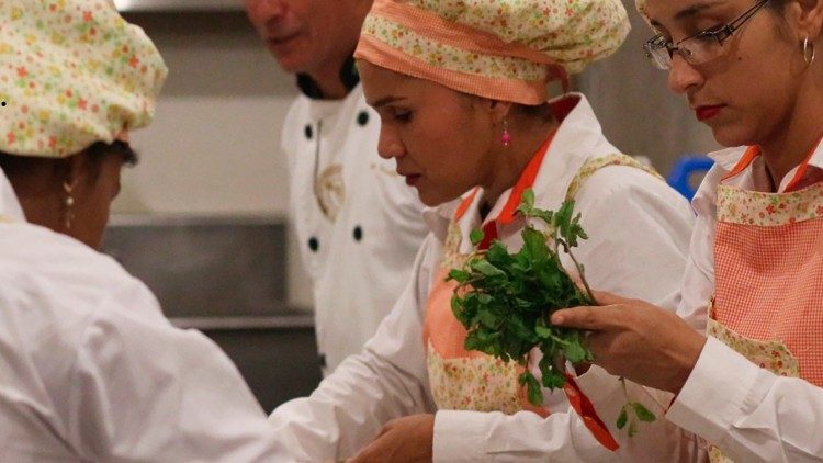 ONG Trabajo y persona del Venezuela y Dicasterio para el servicio al desarrollo integral juntos en proyecto de emprendedoras gastronómicas.