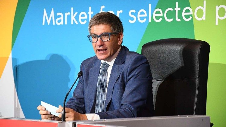 Onofrio Rota, segretario generale Fai-Cisl, all'anteprima di "Centootto" alla Mostra del Cinema di Venezia