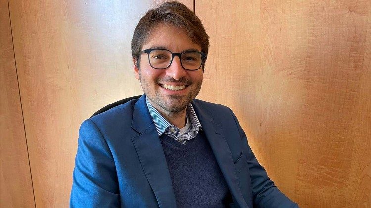Jornalista Filipe Domingues na Rádio Vaticano/Vatican News