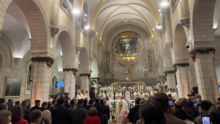 Messa di Natale a Betlemme (foto di Beatrice Guarrera)