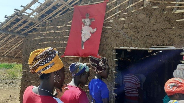 Bandeira do Menino visita as aldeias