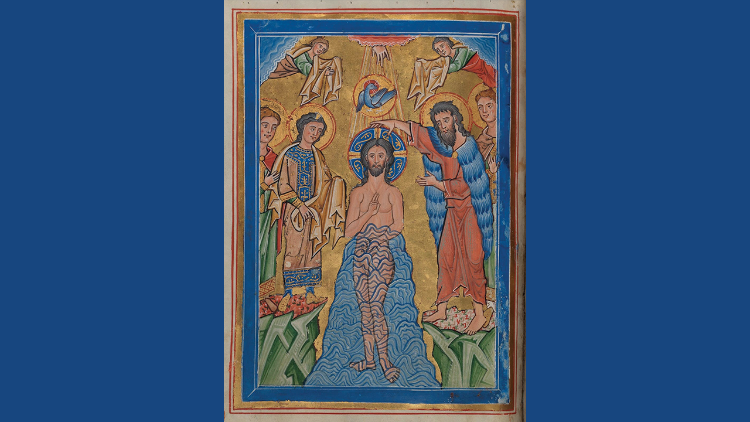 Salterio di Ermanno I Langravio di Turingia, 1211-1213, Württembergische Landesbibliothek, Stoccarda, Germania