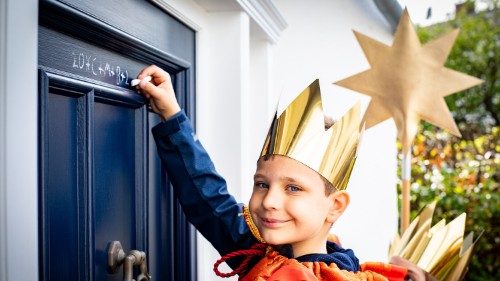 D: Sternsinger aus Regensburg am 6. Januar beim Bundespräsidenten