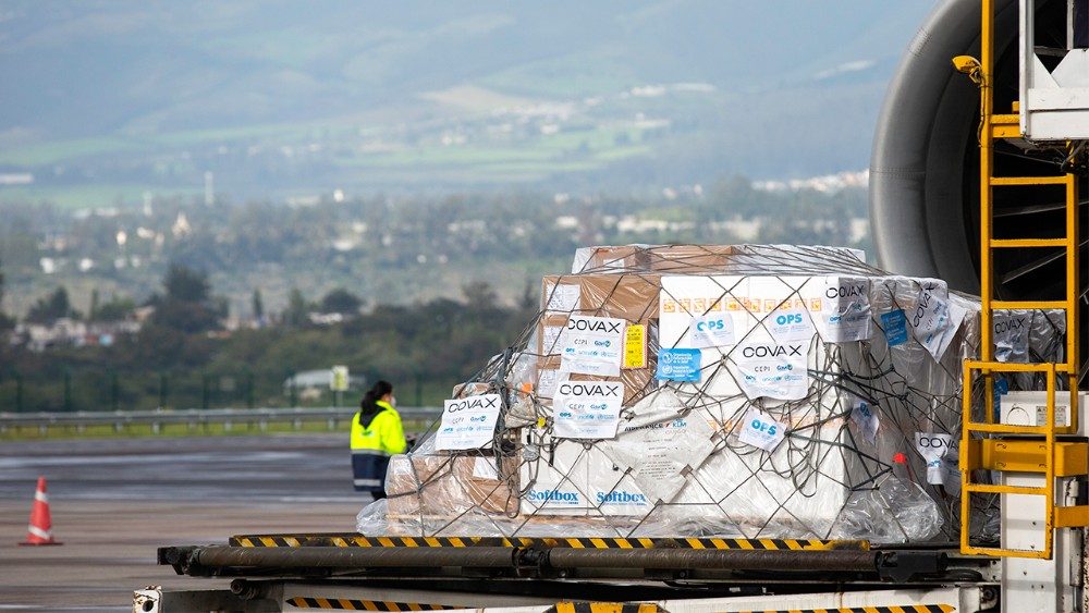 Arrivo di vaccini in Equador (@ UNICEF)