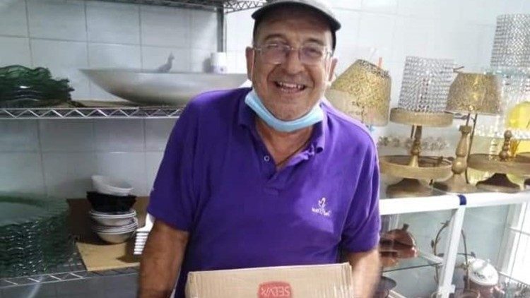 Il servizio per distribuire pasti nell'emergenza successiva all'esplosione