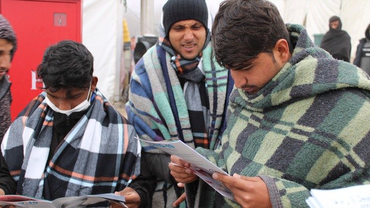 Flüchtlinge in Bihac 