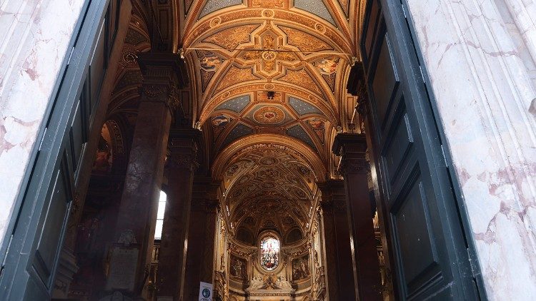 Eingang zu Santa Maria dell' Anima