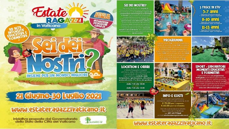 Der Vatikan lädt auch diesen Sommer wieder zum Kinderferienlager 