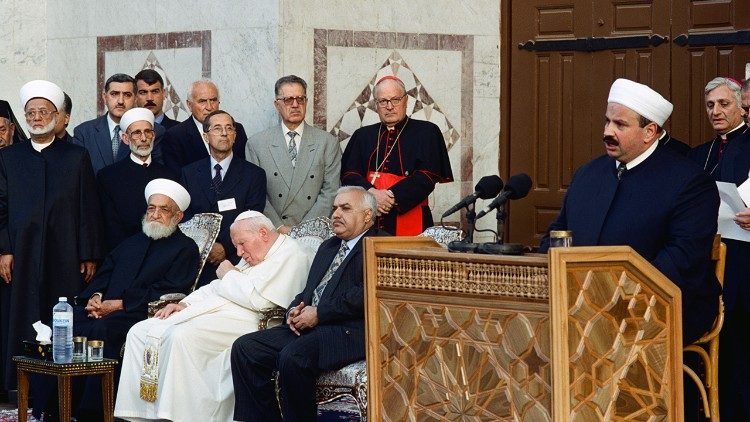 Der Papst in der Moschee 