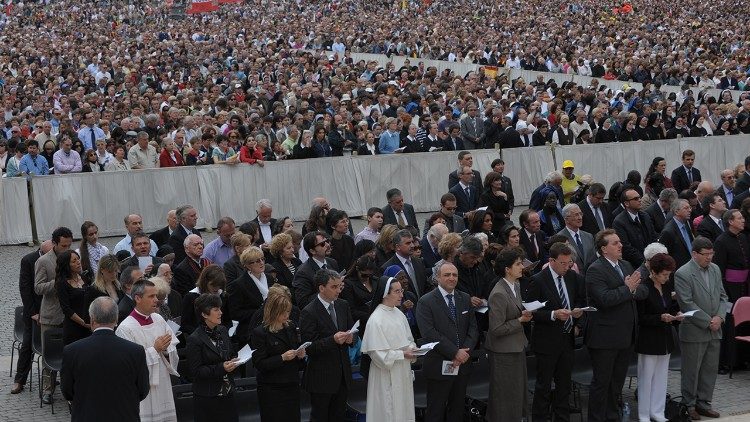 Messa di beatificazione di Giovanni Paolo II, il 1° maggio 2011