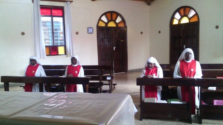 The four contemplative sisters Veronica, Mary Carmen, Angelina and Rachel