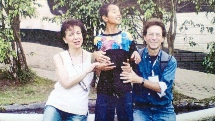 Gabriele e Giuseppina con Mauricio