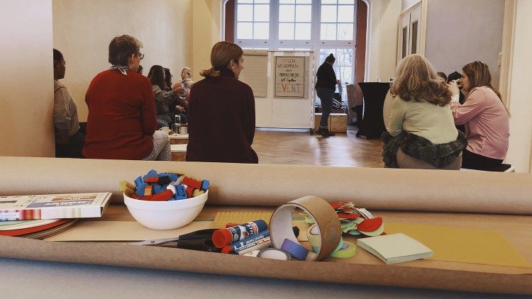 Bei der Arbeit in der Villa Gründergeist