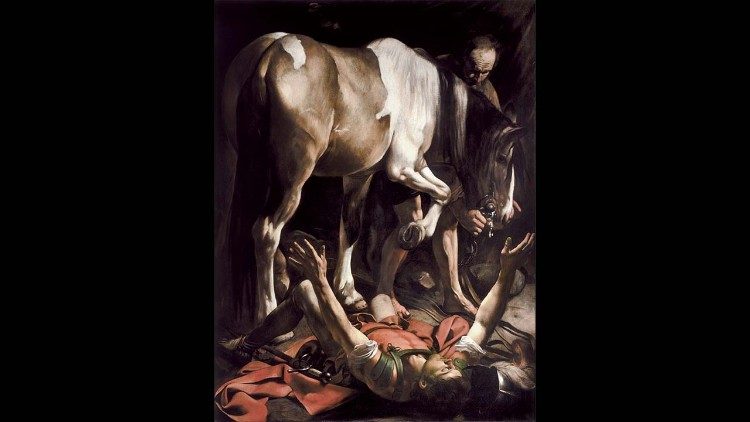 La conversion de Saint Paul, Le Caravage, détail