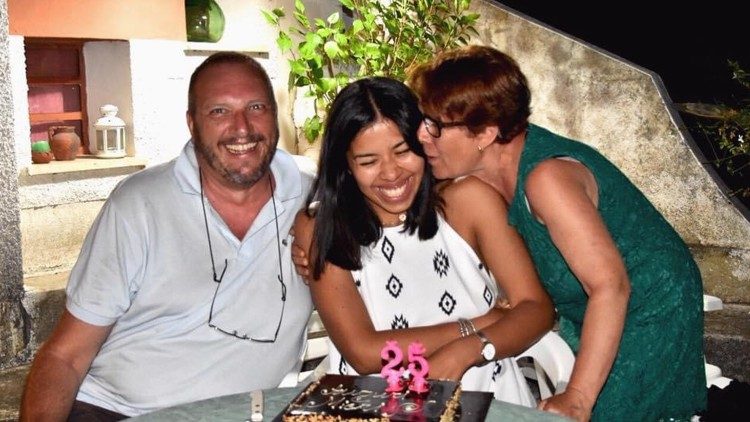 Carlo e Stefania con Michela