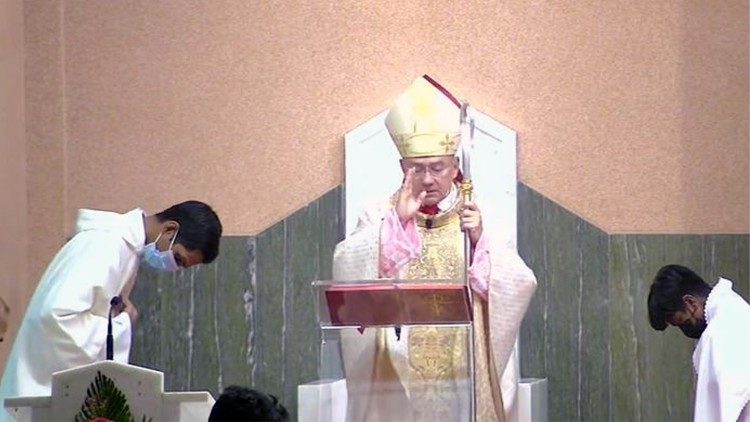 Misa de inauguración de la Nunciatura apostólica en los Emiratos Árabes Unidos el 2 de febrero 2022