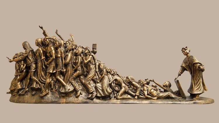 Statua dedicata a santa Bakhita