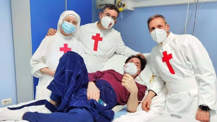 Hospital de Casoria, en Nápoles provincia, administrado por los padres Camilos