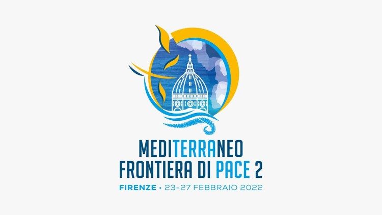 Il logo dell'incontro "Mediterraneo frontiera di pace"