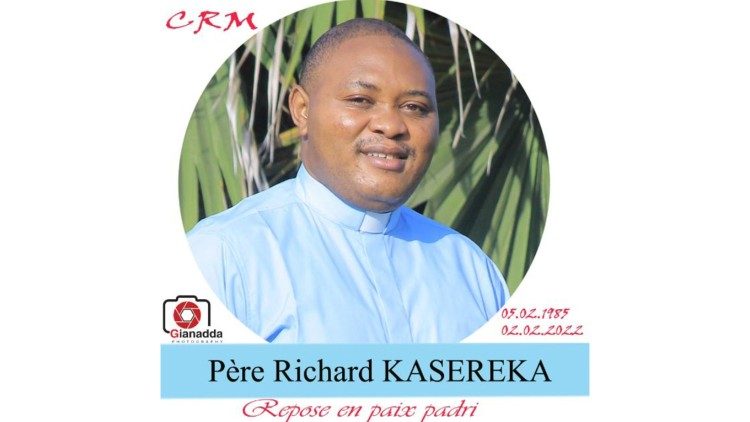 Padre Richard, il sacerdote caracciolino ucciso nella regione del Nord Kivu da uomini armati il 2 febbraio del 2022.