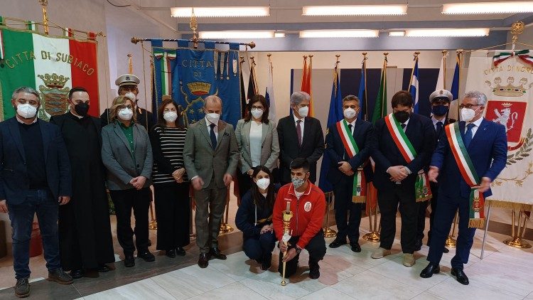 Presentazione del Programma delle celebrazioni benedettine 2022 nella sede del parlamento Europeo in Italia.