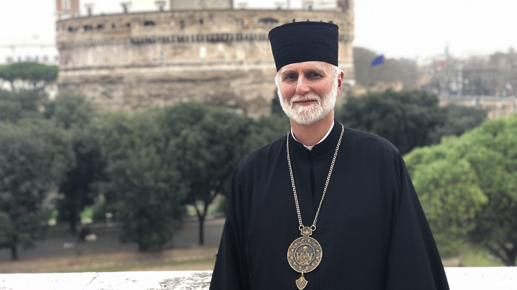 Archbishop Borys Gudziak visits Vatican Radio