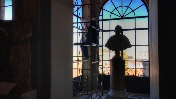 Cleaning the Vatican Museums