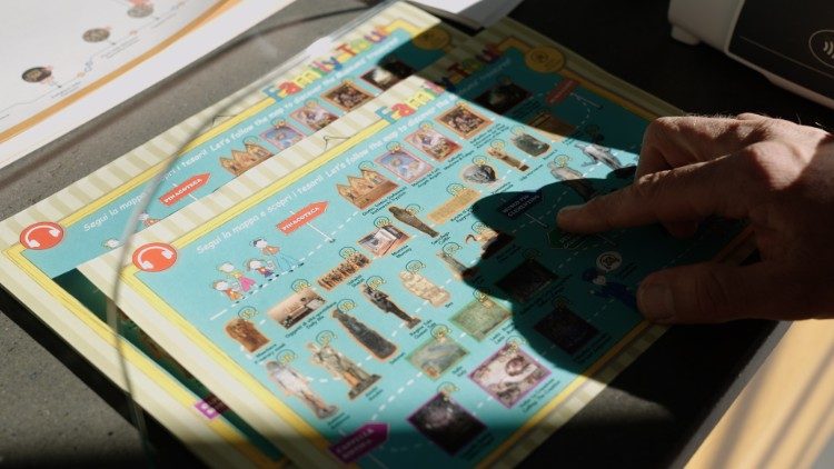 Museum map made available to visitors